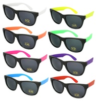 EDGEIWEAR 80s Neon Party Sunglasses for Adult Party Favors with CPSIA certified-Lead(Pb) Content Fre