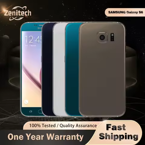Original Samsung Galaxy S6 4G LTE Mobile Phone Fingerprint 5.1'' 3GB+32GB 16MP+5MP Exynos 7420 Octa-