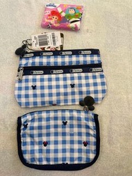 LeSportsac 米奇格紋化妝包