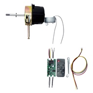 High-Speed 50W Brushless DC Motor Kit DC9-28V Adjustable Speed Turbo Fan Wall Mount Fan Motor DIY Fa