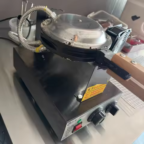 LXT Bubble Waffle Maker Commercial Bubble Waffle Maker Machine Non-stick Egg Waffle Iron Electric Bu