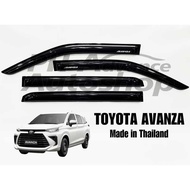 LY Window Door Visor Toyota Avanza 2005-2024 Rain Visor Sunvisor Car Accessories