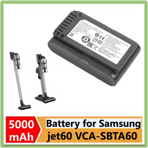 Jet 60 VCA-SBTA60 Vacuum Cleaner Battery For Samsung Vacuum Cleaner Accessories Li-ion Rechargeable 