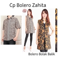Larwa Bolero Long Batik Couple Women's Batik and Men's Batik Shirt