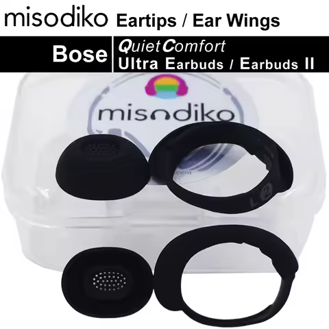 misodiko Silicone Eartips Ear Wings Replacement for Bose QuietComfort Ultra Earbuds, Earbuds II