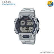 นาฬิกา Casio Standard นาฬิกาข้อมือผู้ชาย สายเรซิ่น AE-1400WH Series รุ่น AE-1400WHD-1A AE-1400WHD-1A