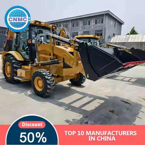 CNMC 4x4 Backhoe Loader Garden Shovel Wheel Loader Excavator Customizable Farm Factory Direct Sales 