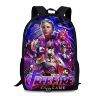 NF Free Fire - Children's backpack, school bag, backpack esport GameFF, gaming character
