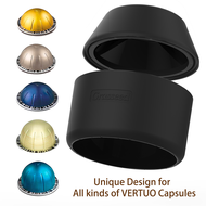 Grasseed Reusable Vertuo Capsule Kit สำหรับ VertuoLine Capsules With Aluminium Foil Seals Lid Holder