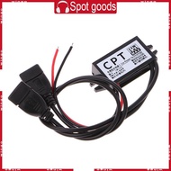 WIN DC Converter 12V To 5V 3A 2 USB To Auto Power Regulator Voltage Step Down 15W 3A