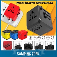 Universal Travel Adapter Travel Plug Adapter US UK EU Multi International Adapter Power Plug Converter USB Charging Port