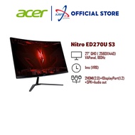 ACER Nitro ED270U S3 / ED270US3 27" CURVED GAMING MONITOR ( 27" VA QHD / 1MS / 180HZ / AMD FREESYNC 