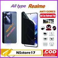 Anti Scratch Hydrogel ANTI SPY to REALME 6 8 9 10 11 C11 C12 C15 C17 C20 C21 C25 C30 4G 5G