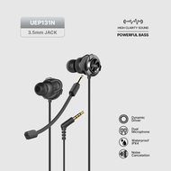 UNEED In-Ear Gaming Earphone with Dual Microphone Wired - UEP131