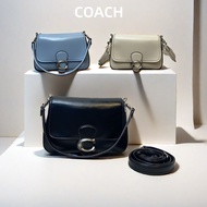Coach CR653 Softtabby Wax Leather Handbag Tilting Handbag