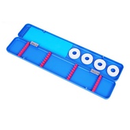 Long fishing tackle box, blue float box 45cm