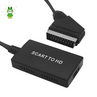 Scart to HDMI Converter HD Adapter Cable for TV Monitor, Projector, DVD Player, VHS, STB, Xbox