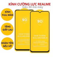 Realme Full 9D Tempered Glass 2,3,5,6,7,8,9/9i/pro,C1,C2,C3,C3i,5i,6i,C11,C12,C15,C17,C25,C25,C21,C2