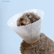 EXPEN Cat Recovery Collar, Transparent Plastic Pet Protective Collar, Dog Elizabeth Cone Anti-lickin