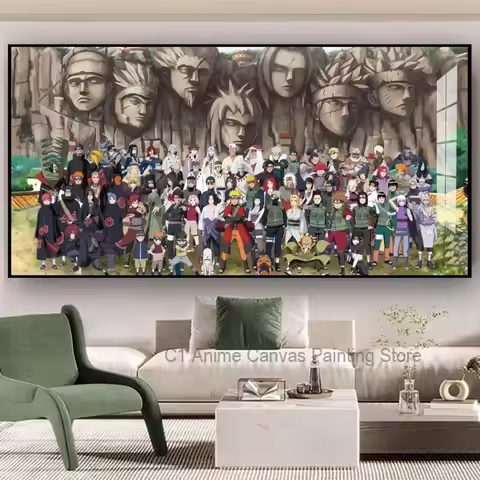 Naruto Family Portrait Decoration Painting By XiaoOrganization Naruto Living Room Bedside HangingCar