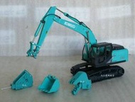 [丸山建機模型店]---KOBELCO SK200-12 1/50 怪手挖土機模型 + 手工三工具模型