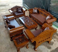 kursi tamu madura kukumacan jati+jok