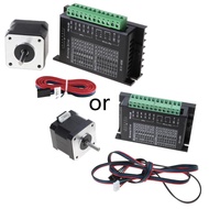 【Ready Stock】 Stepper Motor 17HS4401S TB6600 Motor Driver 4.0A Stepper Motor Drive Nema17 KIt