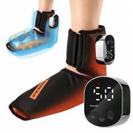 Foot Airbag Massager, 3-Level Heating (40-45-50℃), 3 Massage Modes & 3 Adjustable Intensity Levels, 