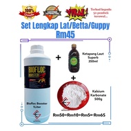 Biofloc Booster (Em4+ + Psb + Probiotik) Set Lengkap Lat / Betta / Guppy