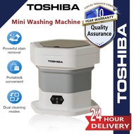 TOSHIBA【10-year warranty】8L Mini Washing Machine with Dryer Portable Washing Machine