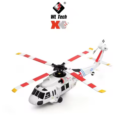 WL Tech XK Remote Control Helicopter K270 UH 60L Black Hawk Brushless Four Rotor Four Channel Optica
