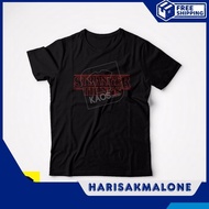 SALE TSHIRT COMBED 3 DISTRO STRANGER THINGS NETFLIX NET FLIX PLAIN CUSTOM INDONESIA MEN WOMEN