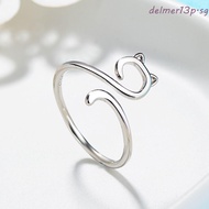 DELMER13P 2pcs Knitting Ring, Metal Yarn Guide Tool Crochet Finger Ring, Handamde Convenient Adjusta