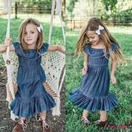 DRES JEANS DENIM OVERALLS SKIRT KANAK-KANAK PEREMPUAN