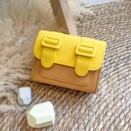 MERIMIES 迷你劍橋包 腰包 | 黃拚色