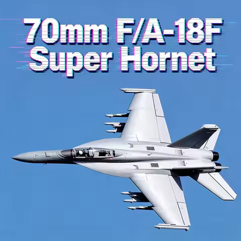 FMS EDF Jet 70mm Ducted F/A-18 Super Hornet Model Aircraft Assembled Foam Fixed-Wing Model Hobby Lar