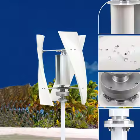 10000W 12V-220V Wind Turbine Generator 3 Blade W/Controller Wind Power Turbine Generator Kit Low Noi