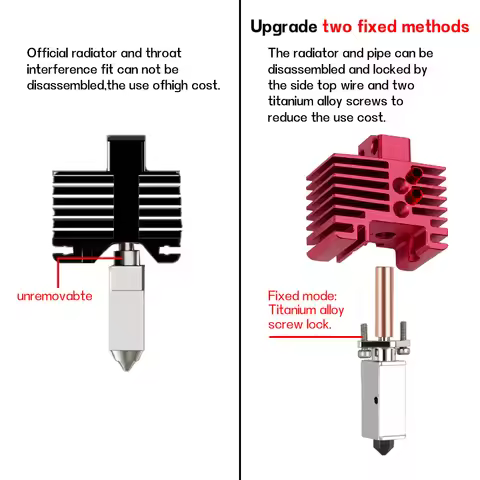 Hotend Upgrade TZ 2.0 Version For Bambu Lab X1 X1C P1P P1S Hardened Nozzle Bi Metal Hotend Thermisto