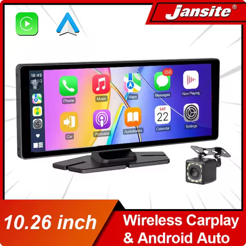 Universal 7/10.26 Inch Car Radio Multimedia WIFI Video Player Wireless Carplay & Android Auto for Ap