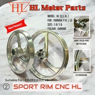 S3 CUSTOM HUB SPORT RIM HL Y15,Y16,125Z,LCV8 PNP CNC S3