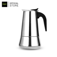 กาต้มกาแฟ รุ่นสแตนเลส Moka Pot กาต้มกาแฟสด แบบพกพา เครื่องชงกาแฟแรงดัน ขนาด 4 / 6 ถ้วย MOKA POT
