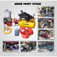 Paket Mesin Steam Salju Paket Usaha Mesin Steam Salju Murah Paket Usaha Cuci Motor Murah