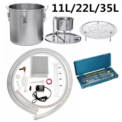 6L 22L 35L Home Brew Moonshine Distiller Copper Alcohol Distillery Stainless Boiler for Water Essent