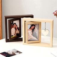 Picture Frames Newlywed Anniversary Rotating Picture Frames Wife Anniversary Gift, Personalized Coup