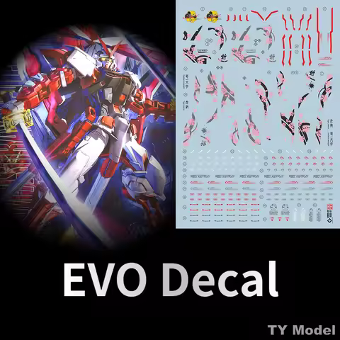EVO Decal E-CU03 for 1/100 MG Astray Red Frame Hirm Sakura Assembly Model Fluorescent Stickers for M