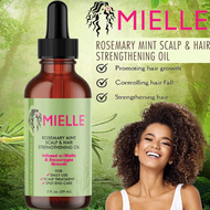 การจัดส่งที่รวดเร็ว  Mielle Rosemary Mint Scalp & Hair Strengthening Oil Growth Serum 59ml