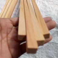 Dutch teak wood planks 1cm X 1cm long 30cm