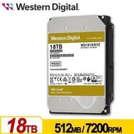 【時雨小舖】WD WD181KRYZ 金標 18TB 3.5吋企業級硬碟 附發票
