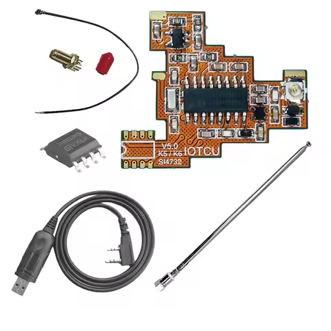 B66C SI4732 V5.0 FPC Module+2M Chip+Antenna Full Kit for Quansheng UVK5 UVK6 HF Shortwave Full Band/