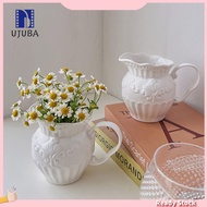 [UJB]☆Vase Ornament Sturdy Decorative Plant Pot for Real or Artificial Flowers Bedroom Living Room D